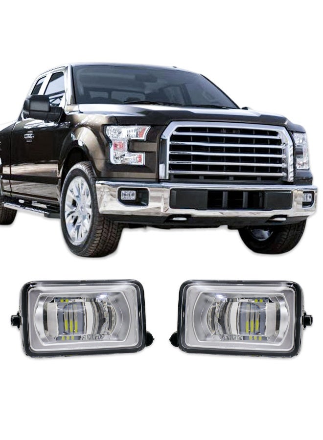 DLAA Pack of 2 Front FD123-LED Fog Lamp Only Suitable for Super Duty ( F250/ F350 ) 2017 | 1 Year International Warranty - Image 1